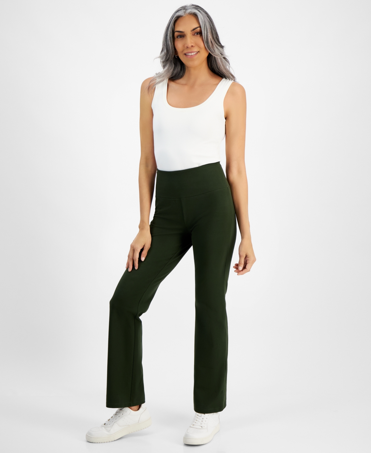 Style & Co Women’s High-Rise Bootcut Leggings, Created for Macy’s – Ultra Olive Style & Co Women’s High-Rise Bootcut Leggings, Created for Macy’s – Ultra Olive