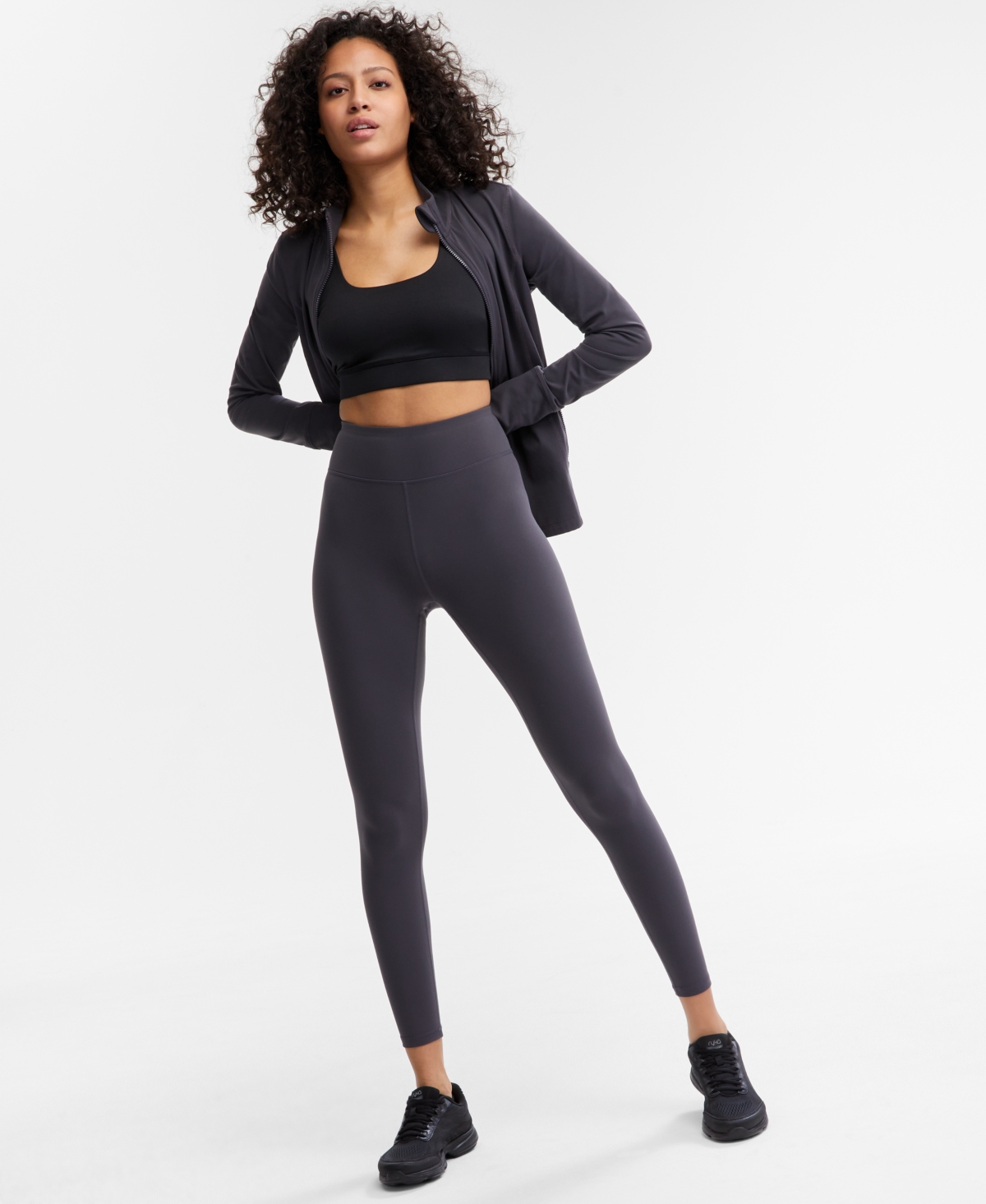 Id Ideology Women’s Studio Full-Length Leggings, Exclusively at Macy’s – Deep Charcoal Id Ideology Women’s Studio Full-Length Leggings, Exclusively at Macy’s – Deep Charcoal