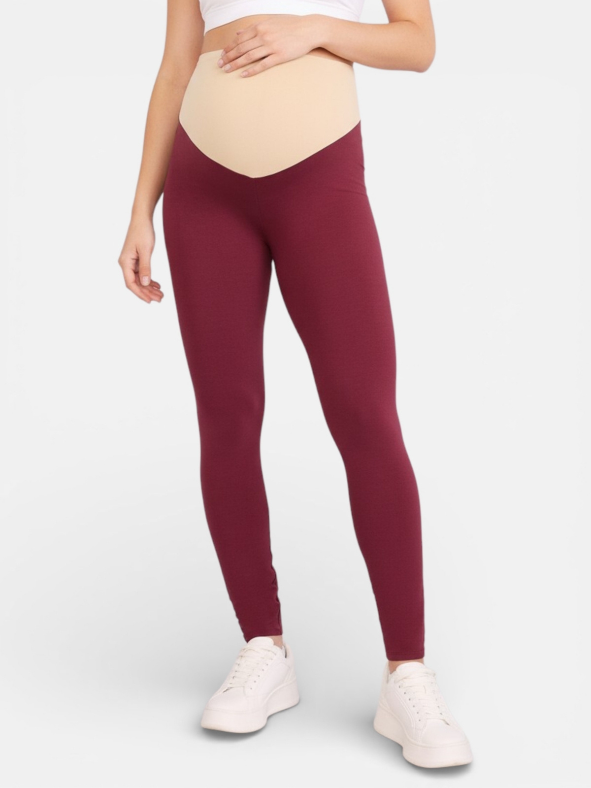 Motherhood Maternity Women’s Essential Stretch Secret Fit Over the Belly Maternity Leggings – Tawny port Motherhood Maternity Women’s Essential Stretch Secret Fit Over the Belly Maternity Leggings – Tawny port