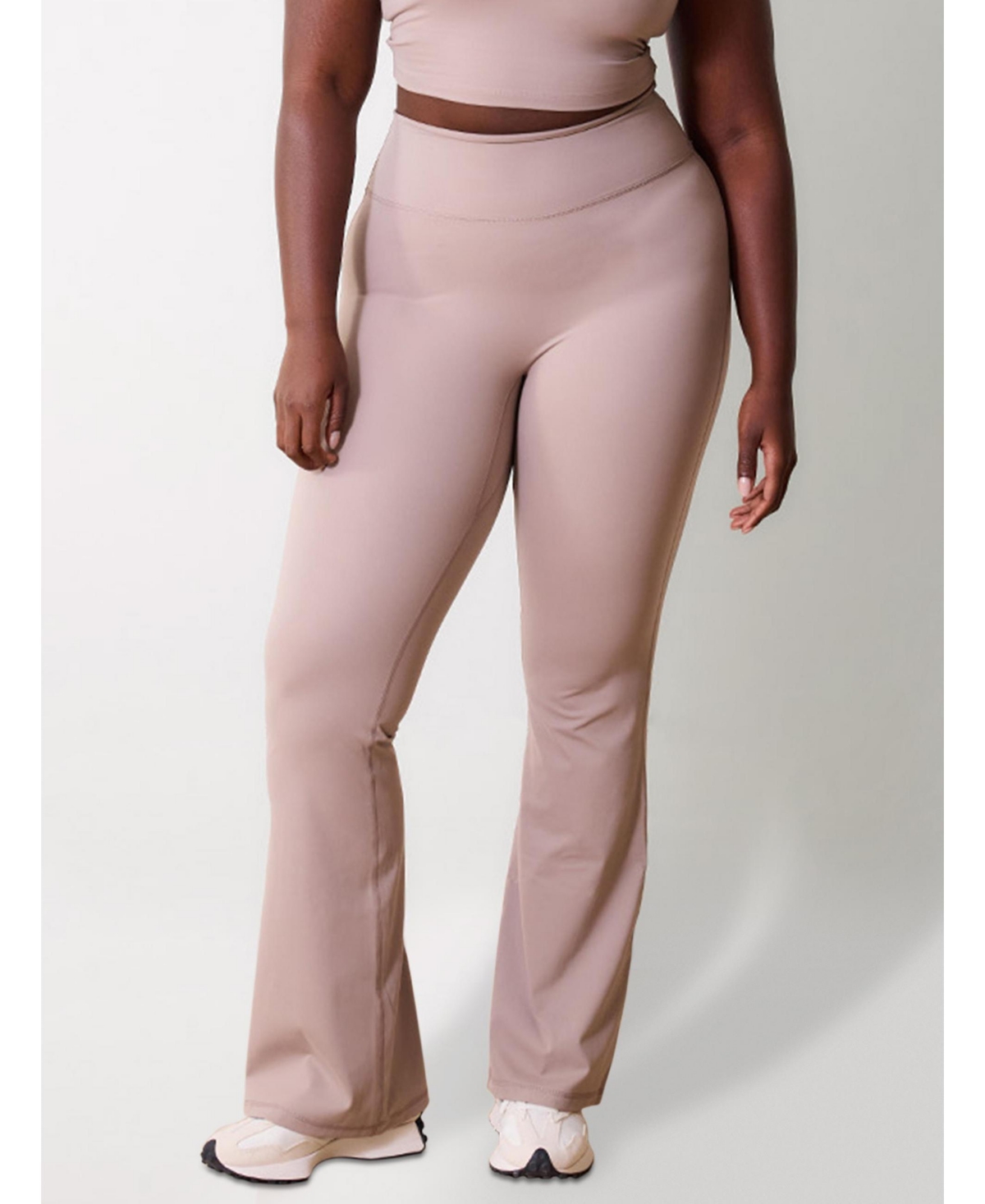 Lovall Women’s 24/7 Revitalise Flare Leggings – Clay Lovall Women’s 24/7 Revitalise Flare Leggings – Clay