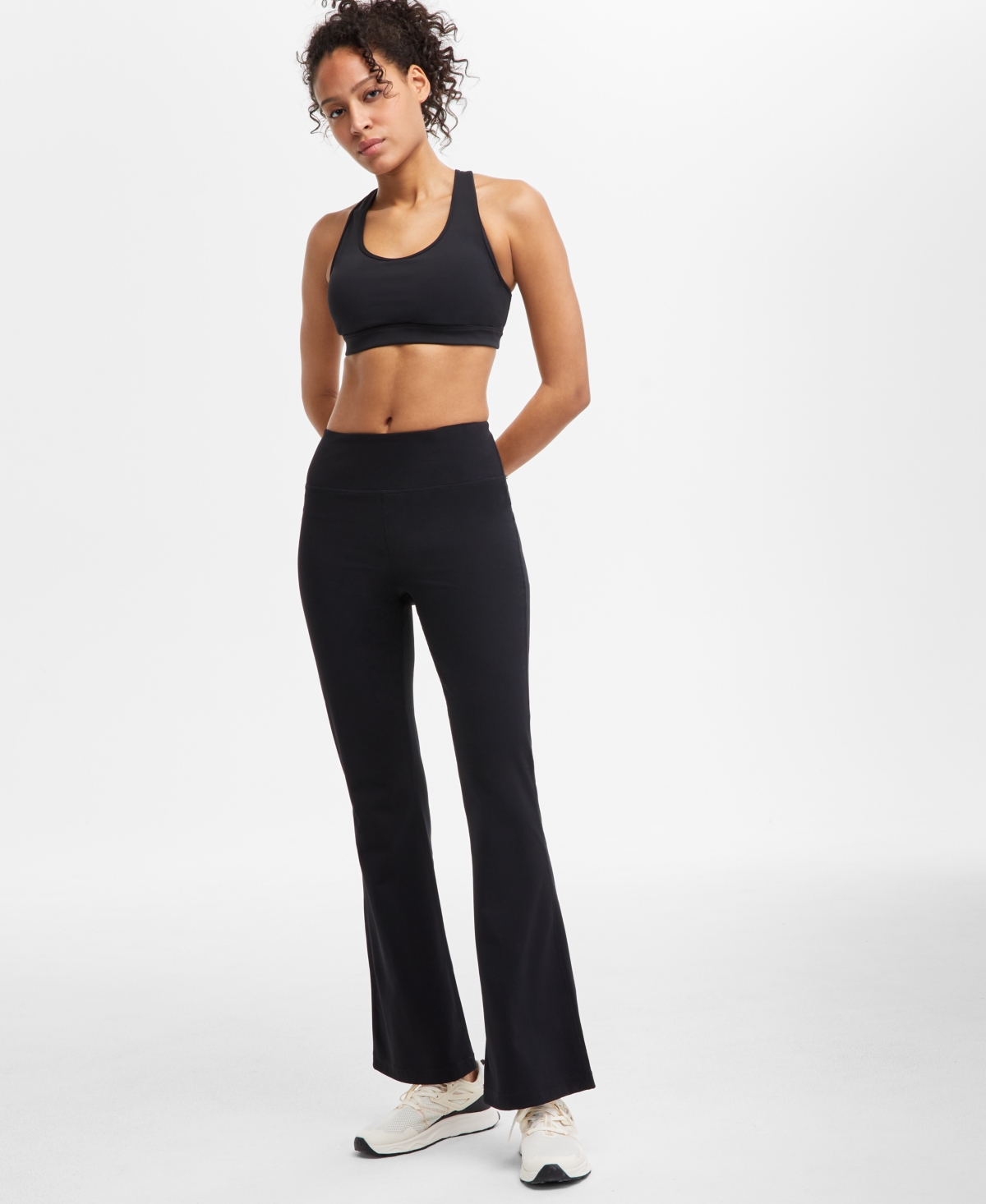 Id Ideology Women’s Studio High Rise Flare Leggings, Created for Macy’s – Deep Black Id Ideology Women’s Studio High Rise Flare Leggings, Created for Macy’s – Deep Black