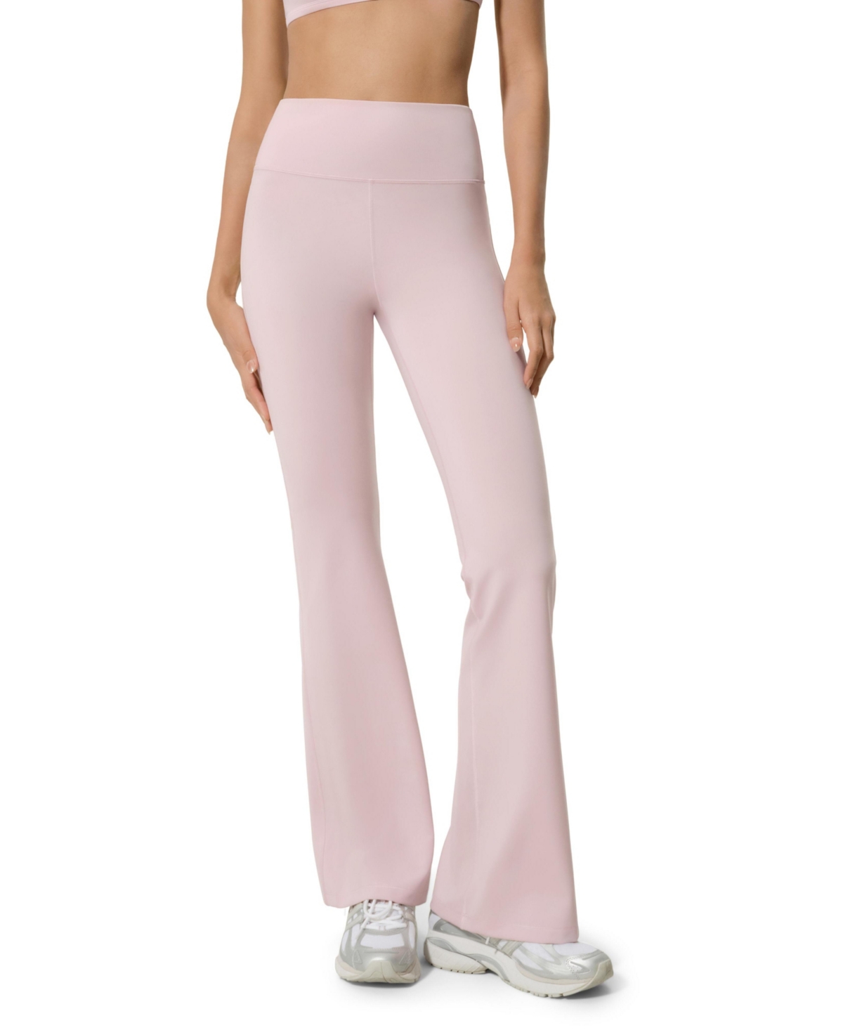 Lilysilk Women’s Contour High Rise Flared Drape Flow Leggings – Pink haze Lilysilk Women’s Contour High Rise Flared Drape Flow Leggings – Pink haze