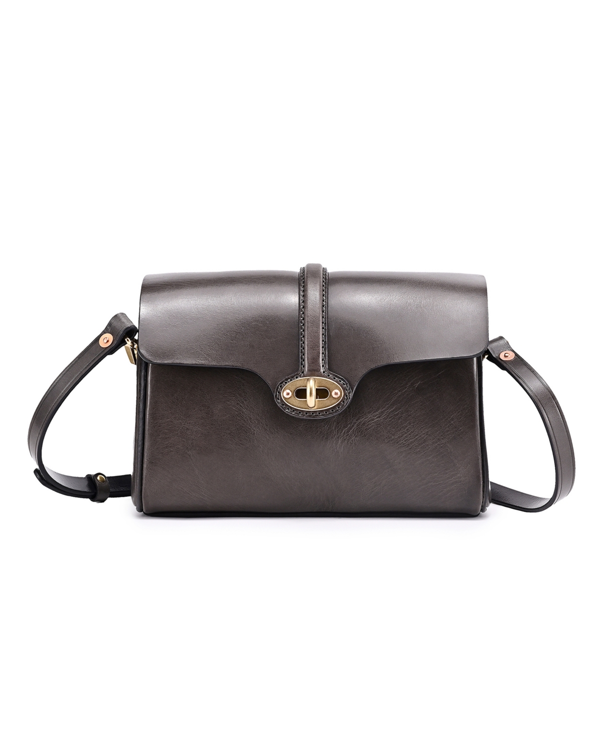 Old Trend Laurel Vintage Crossbody Bag – Gray