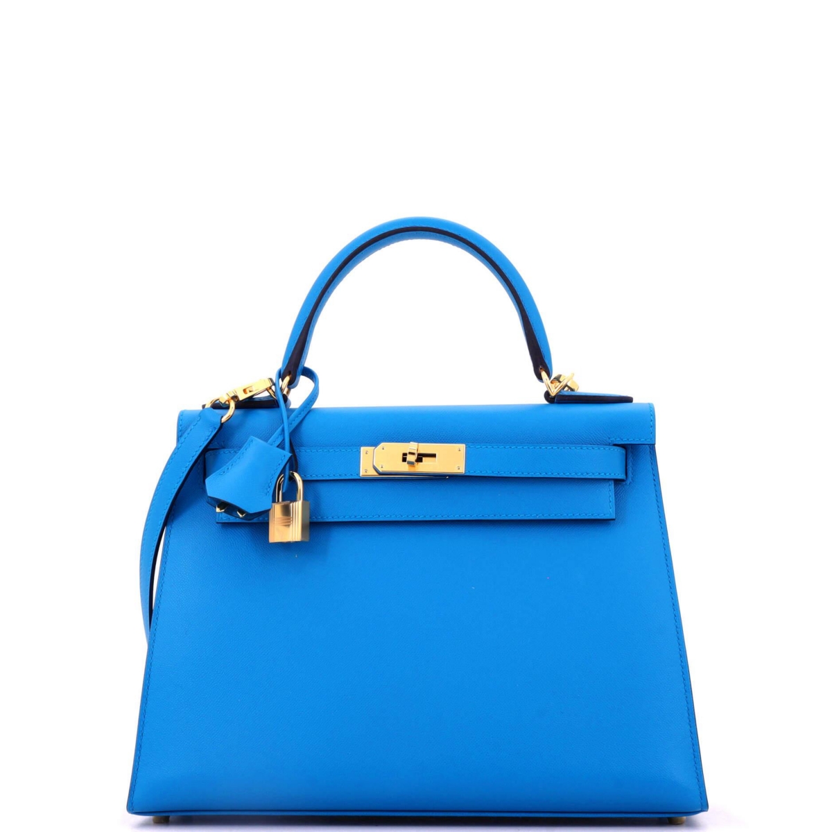Pre-Owned HERMES Kelly 28 Handbag Blue Madame with Gold Hardware – Blue Pre-Owned HERMES Kelly 28 Handbag Blue Madame with Gold Hardware – Blue