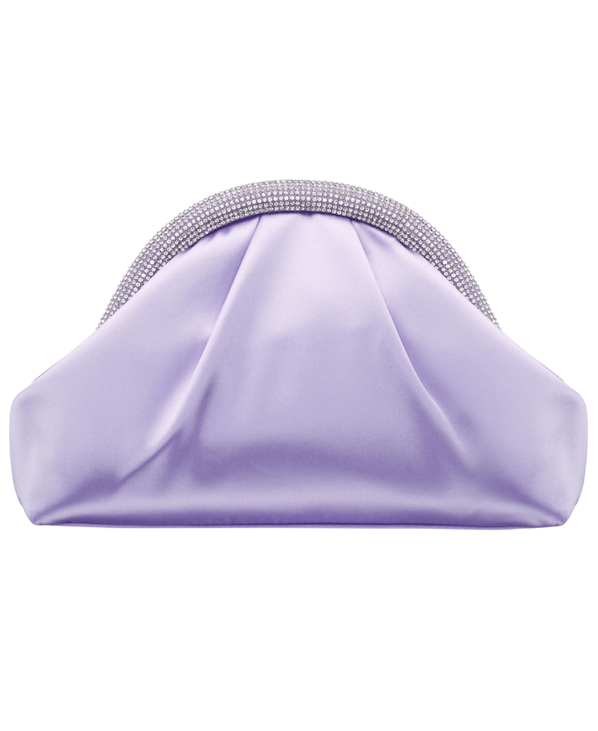 Nina Crystal Trim Frame Magnetic Clutch – Royal Lilac