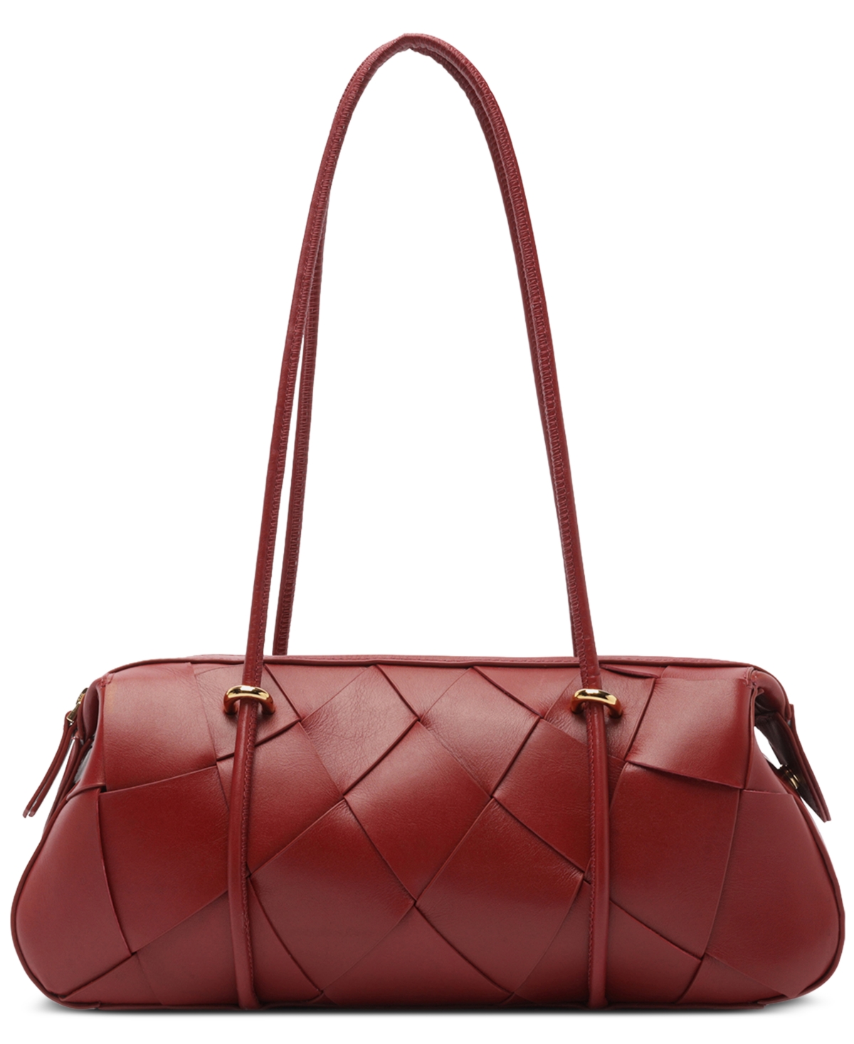Arezzo Sarah Large Leather Shoulder Handbag – Passion Red
