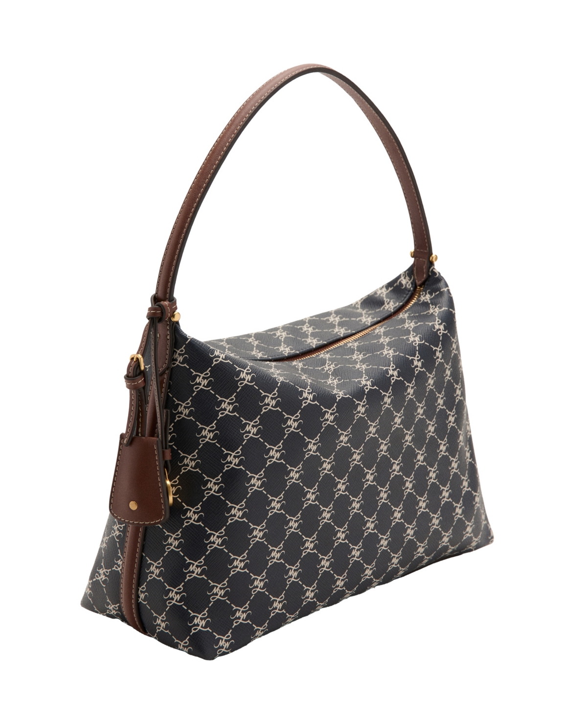 Mango Women’s Small Logo Shoulder Bag – Navy Mango Women’s Small Logo Shoulder Bag – Navy
