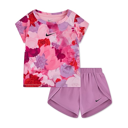 Nike Toddler Girls 2-pc. Short Set, 3t, Red