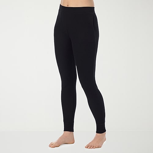 Cuddl Duds Cozy Stretch Thermal Thermal Legging, Large, Black Cuddl Duds Cozy Stretch Thermal Thermal Legging, Large, Black