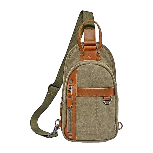 TSD Brand Agave Crossbody Bag, One Size, Green TSD Brand Agave Crossbody Bag, One Size, Green