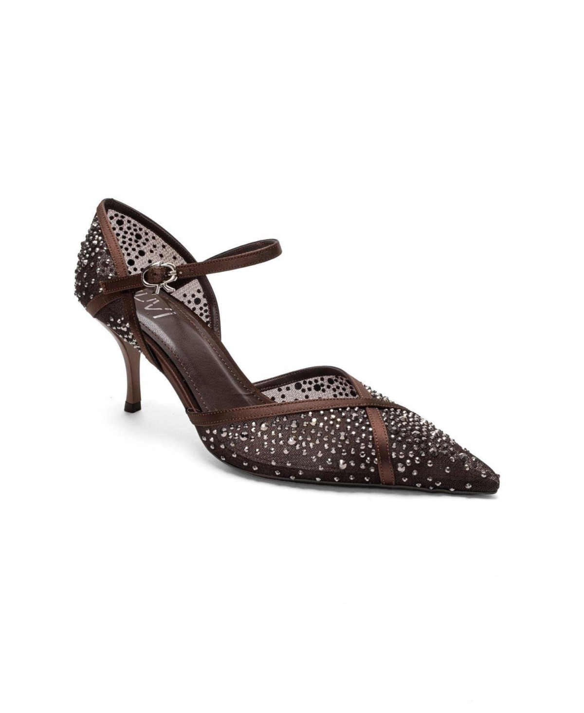 Prologue Shoes women’s Rachel Embellished Stiletto Pump – Brown Prologue Shoes women’s Rachel Embellished Stiletto Pump – Brown