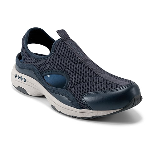 Easy Spirit Trina Womens Round Closed Toe Slip-On Shoe, 8 Medium, Blue