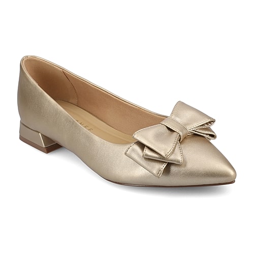 Journee Collection Ophelia Womens Pointed Closed Toe Slip-On Shoe, 7 Medium, Beige