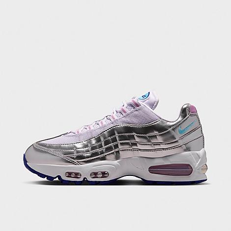 Nike Women’s Air Max 95 Big Bubble “WNBA All-Star Weekend” Casual Shoes in Chrome/Barely Grape/Light Magenta Size: 5.0