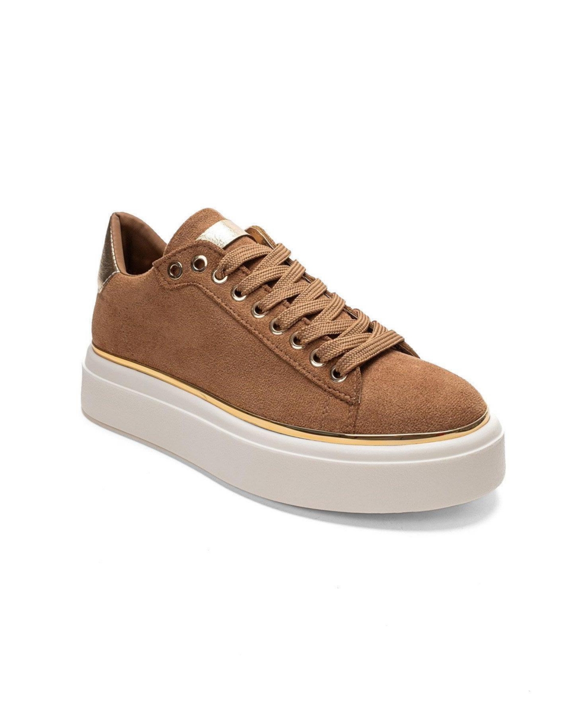 Prologue Shoes Borena Platform Sneaker – Cognac suede Prologue Shoes Borena Platform Sneaker – Cognac suede