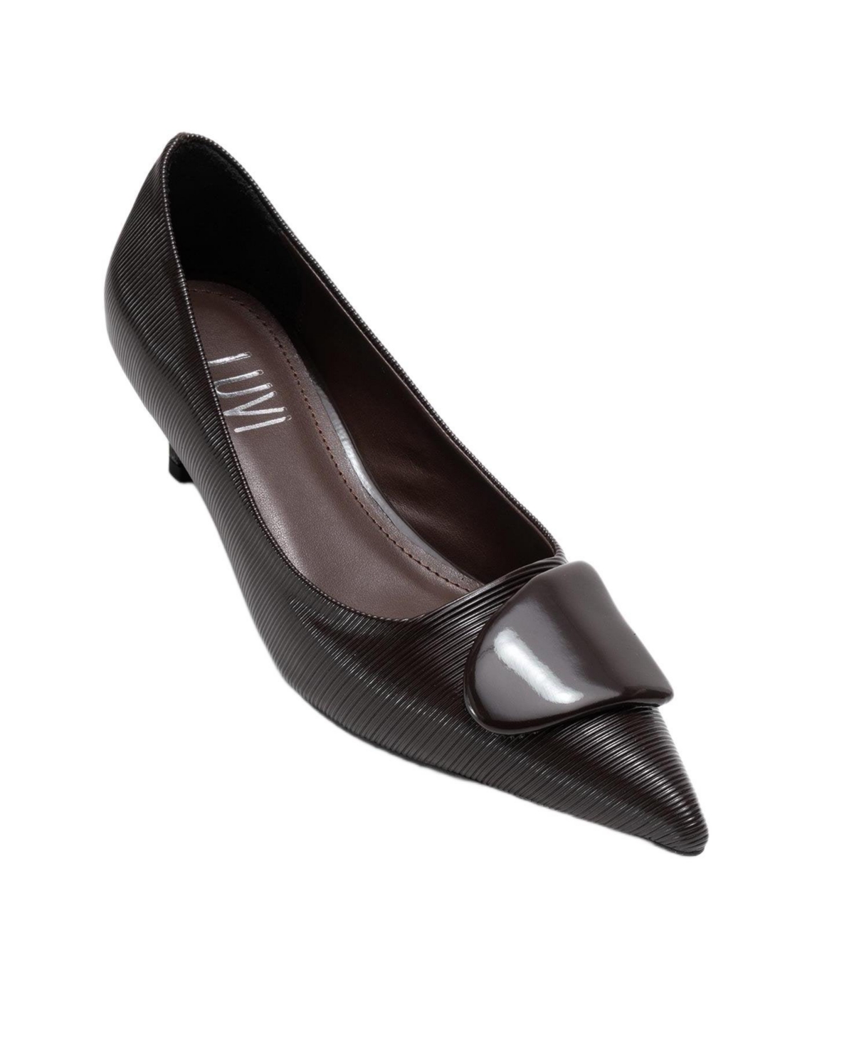 Prologue Shoes Women’s Briana Buckle Pointed Toe Pump – Brown Prologue Shoes Women’s Briana Buckle Pointed Toe Pump – Brown