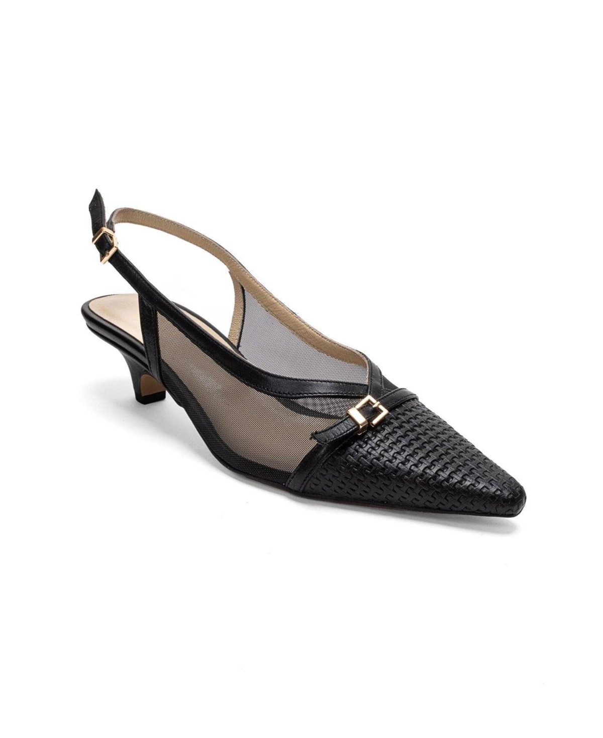 Prologue Shoes Women’s Laviera Mesh Slingback Pump – Black Prologue Shoes Women’s Laviera Mesh Slingback Pump – Black