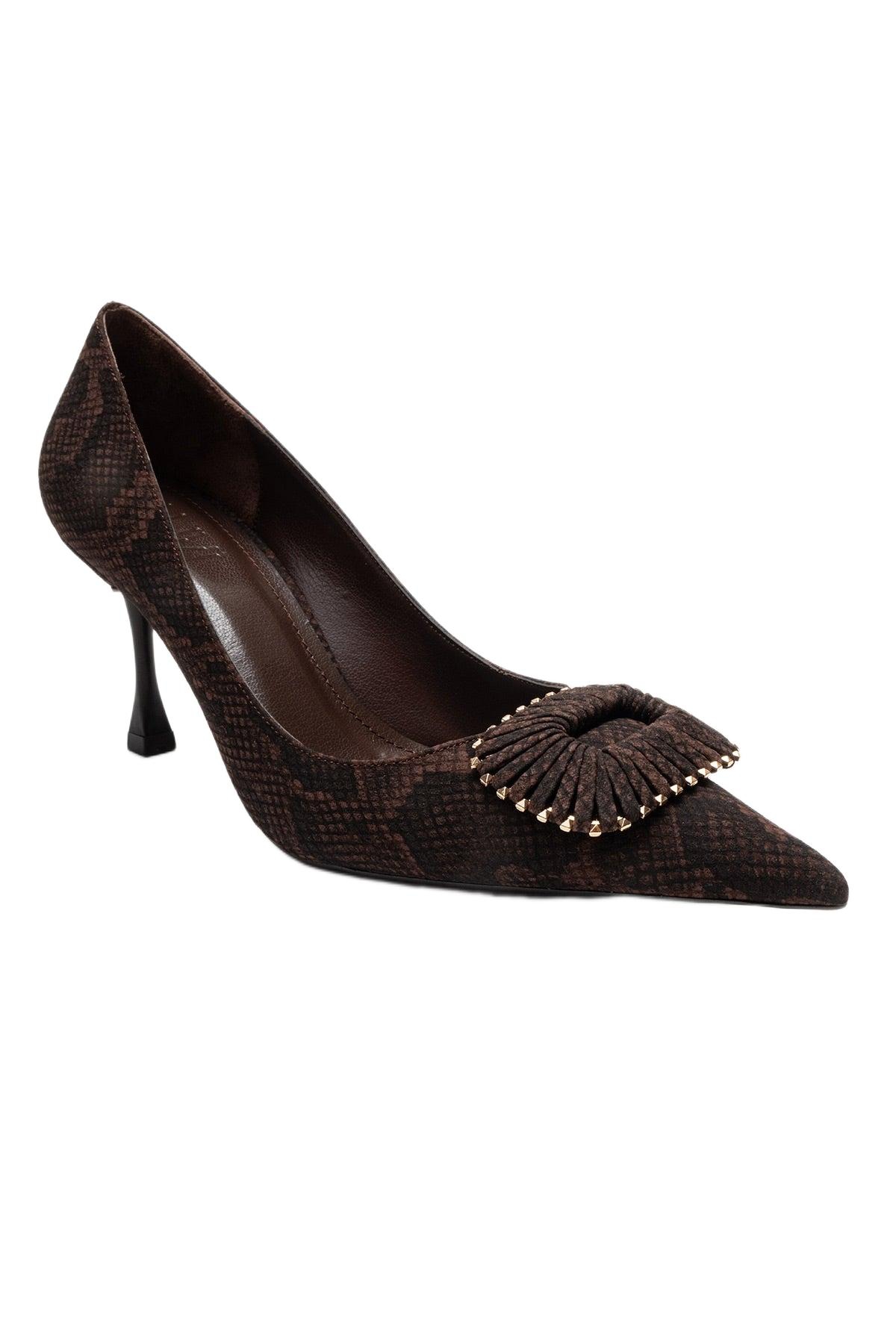 Prologue Shoes Women’s Rebel Stiletto Pump – Brown pattern Prologue Shoes Women’s Rebel Stiletto Pump – Brown pattern