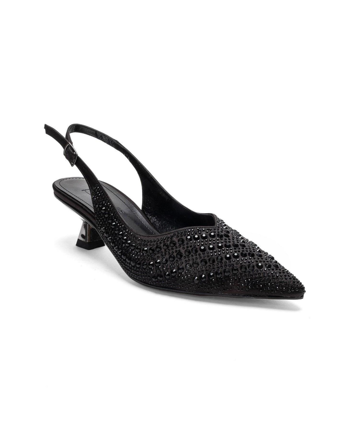 Prologue Shoes Women’s Royale Embellished Kitten Heel Pump – Black Prologue Shoes Women’s Royale Embellished Kitten Heel Pump – Black
