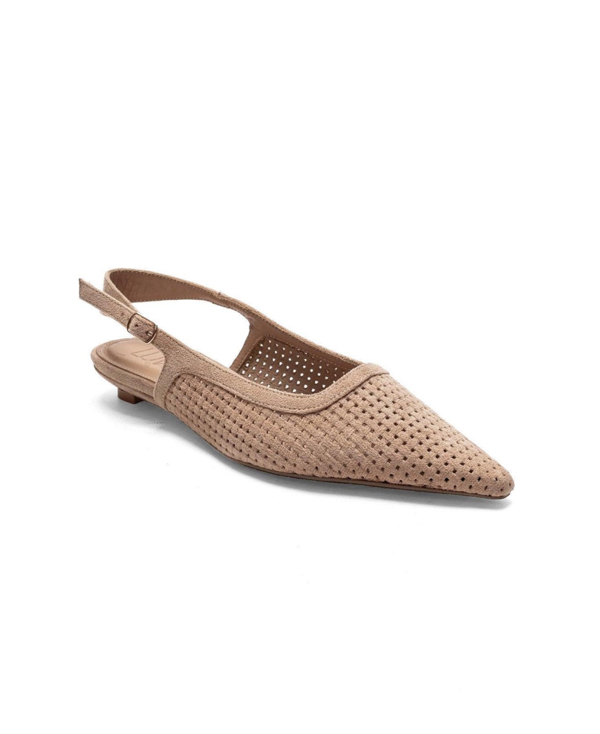 Prologue Women’s Shoes Aviva Slingback Pointed Toe Pump – Beige suede Prologue Women’s Shoes Aviva Slingback Pointed Toe Pump – Beige suede
