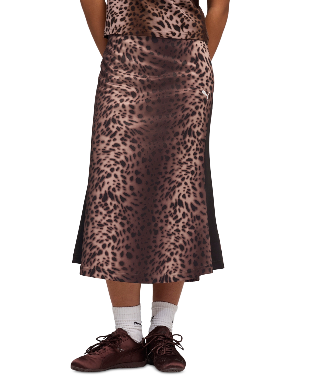 Puma Women’s Animal Print Regular-Fit Midi Skirt – Puma Black Puma Women’s Animal Print Regular-Fit Midi Skirt – Puma Black