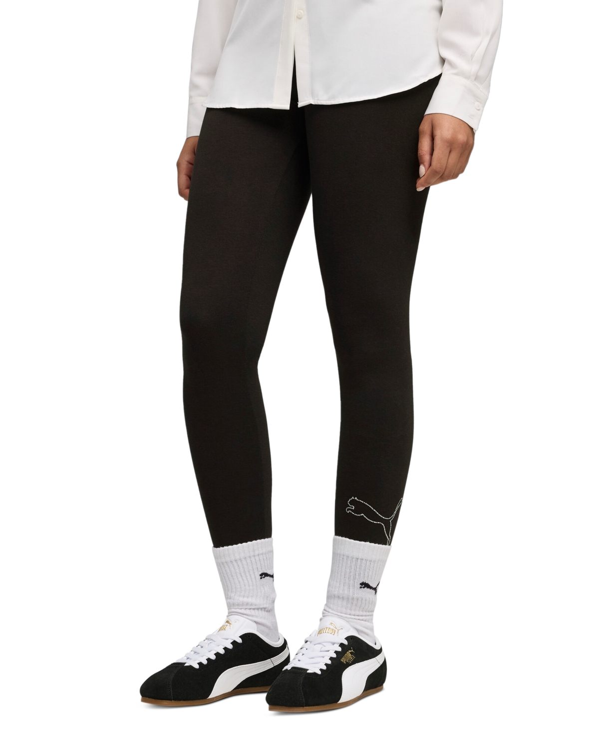 Puma Women’s Bedazzled Regular Fit Leggings – Puma Black Puma Women’s Bedazzled Regular Fit Leggings – Puma Black
