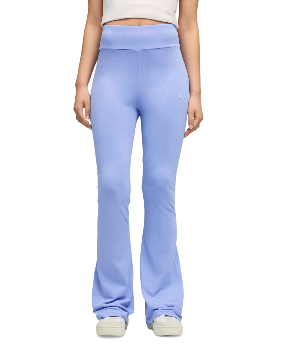 Puma Women’s Essential High-Waist Flare-Leg Leggings – Intense Lavender