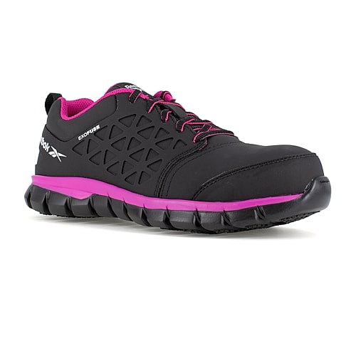 Reebok Work Rb491 Womens Round Composite Toe Work Shoes, 8 1/2 Wide, Black Reebok Work Rb491 Womens Round Composite Toe Work Shoes, 8 1/2 Wide, Black