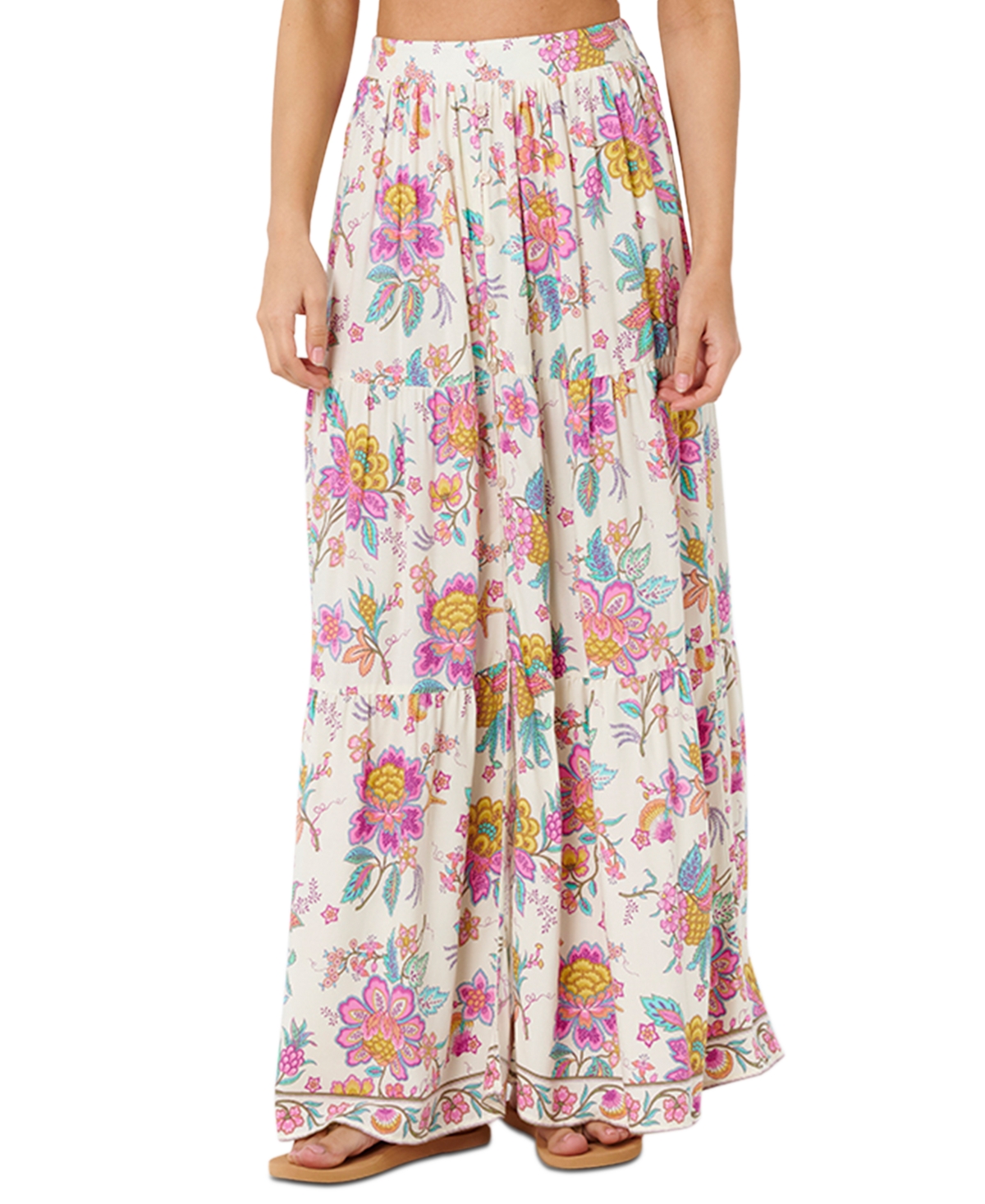 Rip Curl Women’s Half Moon Bay Button Through Maxi Skirt – Multi Rip Curl Women’s Half Moon Bay Button Through Maxi Skirt – Multi