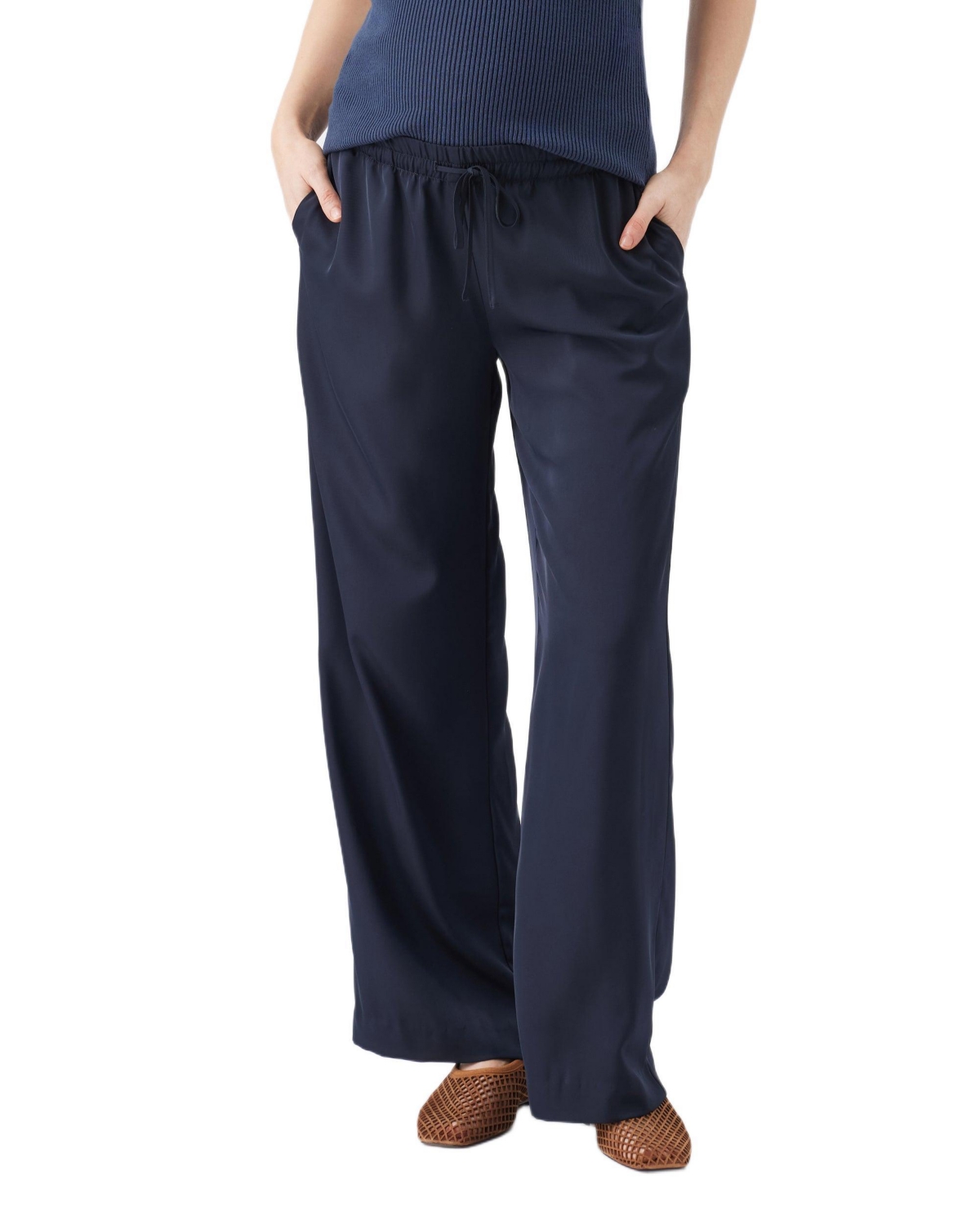 Ripe Maternity Women’s Tamara Satin Pull-On Pant Midnight – Midnight Ripe Maternity Women’s Tamara Satin Pull-On Pant Midnight – Midnight
