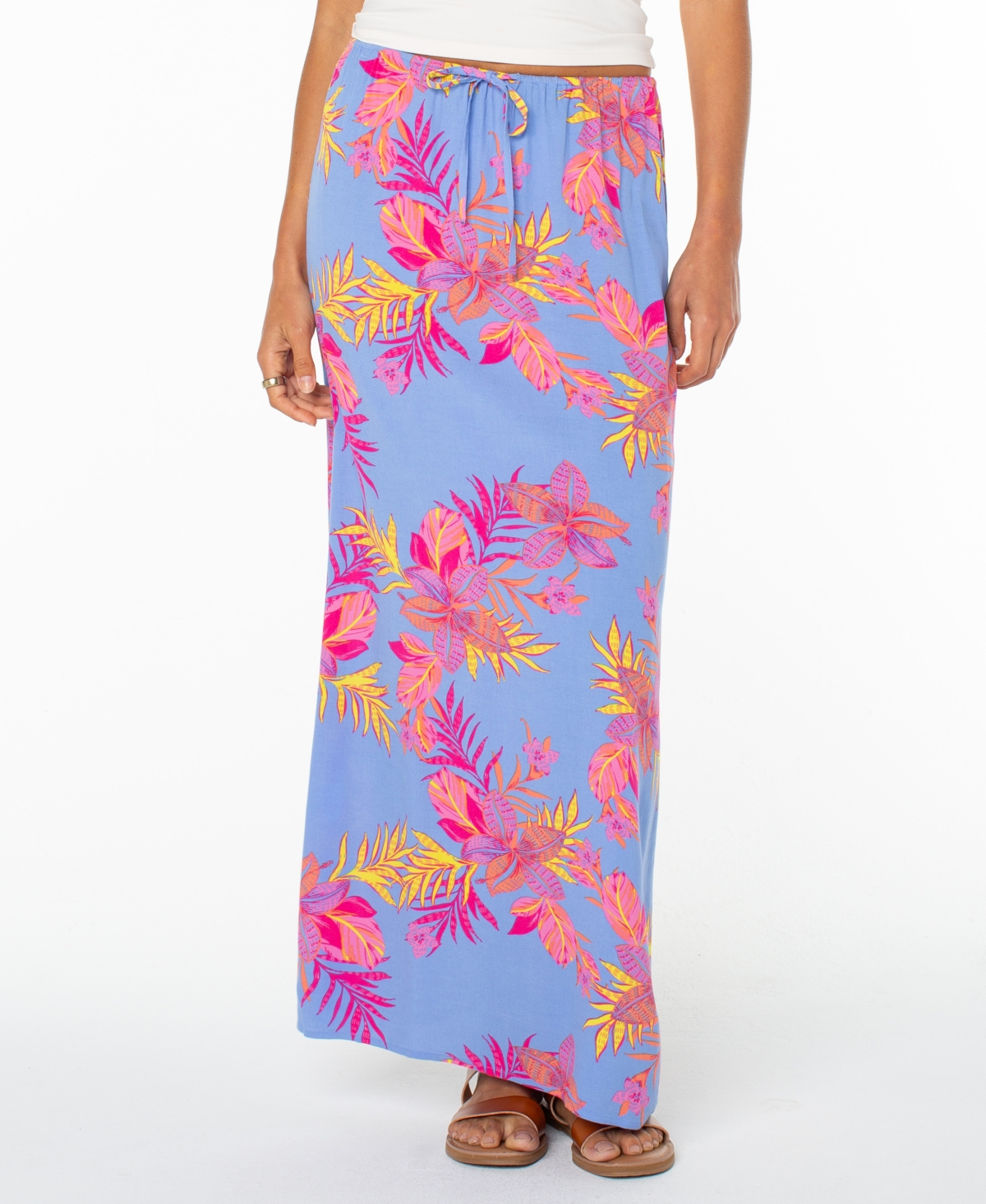 Roxy Women’s Iyla Floral Printed Maxi Skirt – Cornflower Blue/Summit Roxy Women’s Iyla Floral Printed Maxi Skirt – Cornflower Blue/Summit