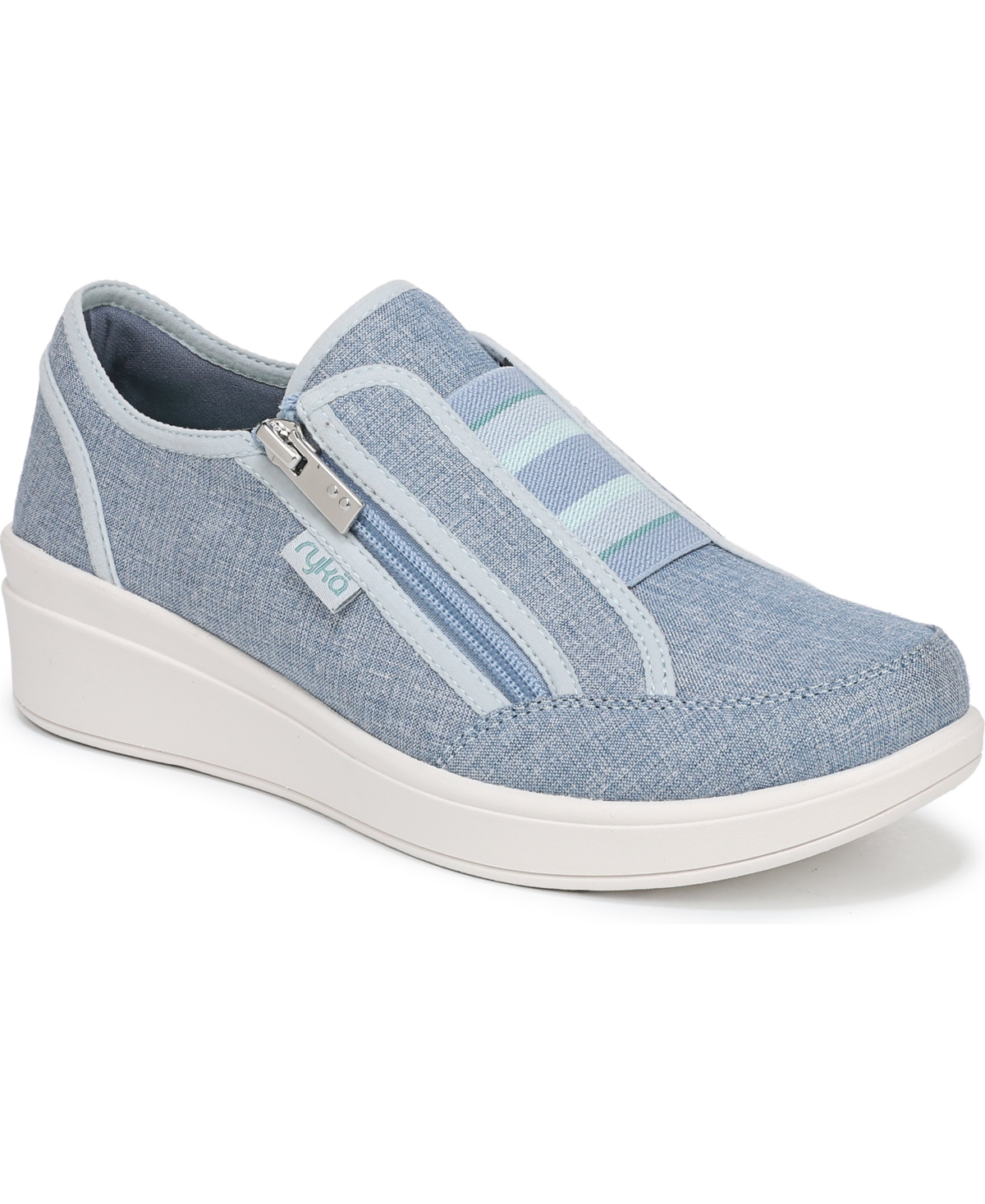 Ryka Women’s Lounge Zip Mule Shoes – Flintstone Fabric Ryka Women’s Lounge Zip Mule Shoes – Flintstone Fabric