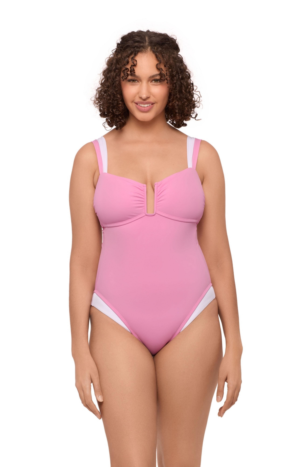 S3 Apparel Women’s Supportive and Sculpting Sweetheart U-Wire One-Piece Swimsuit – Coquette colorblock S3 Apparel Women’s Supportive and Sculpting Sweetheart U-Wire One-Piece Swimsuit – Coquette colorblock