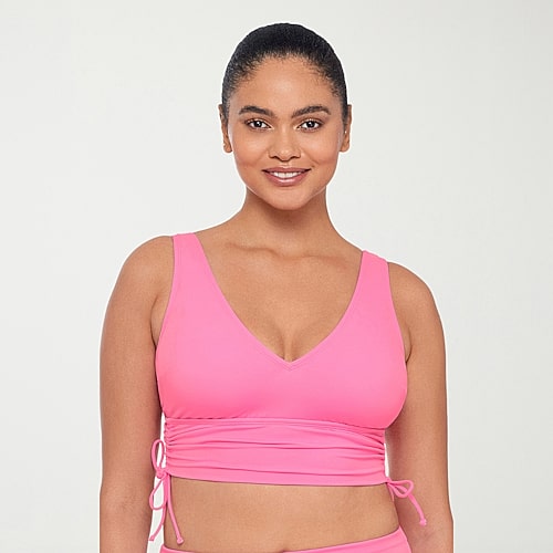 S3 Swim Womens Bralette Bikini Swimsuit Top, Small, Pink S3 Swim Womens Bralette Bikini Swimsuit Top, Small, Pink