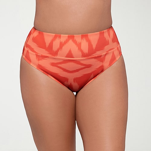 S3 Swim Womens Moderate Coverage High Waist Bikini Swimsuit Bottom, Small, Pink