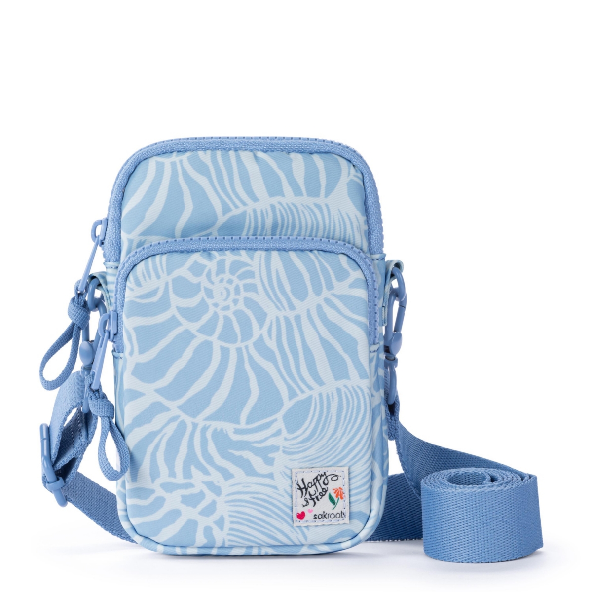 Sakroots Women’s Koa Smartphone Crossbody – Blue aura seashore Sakroots Women’s Koa Smartphone Crossbody – Blue aura seashore