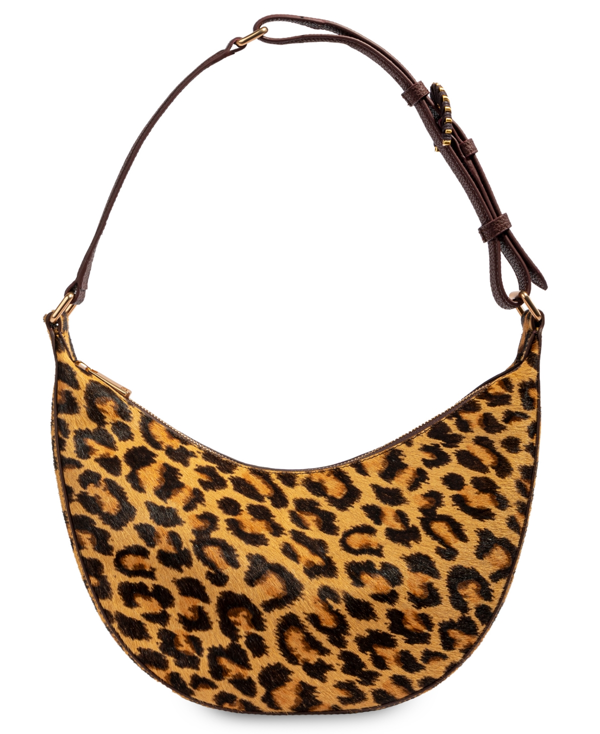 Sam Edelman Lucy Buckle Medium Shoulder Handbag – Leopard