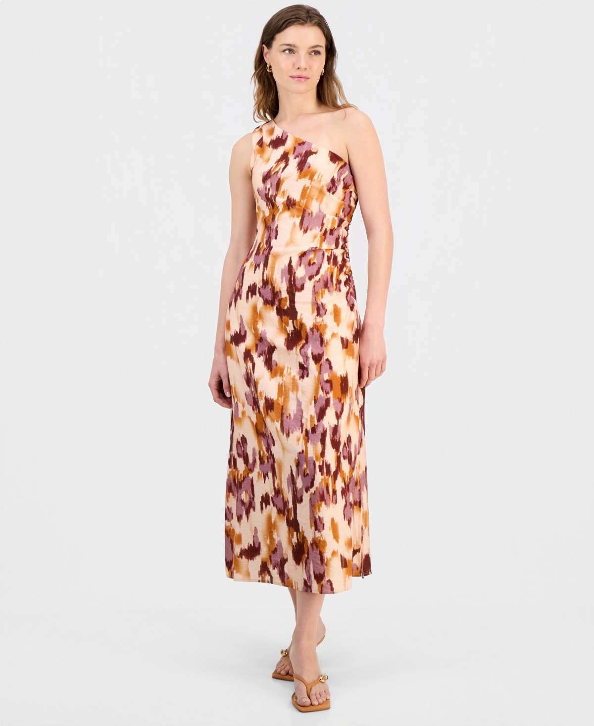 Sam Edelman Women’s Painted Dusk Draped Maxi Dress – Cork Sam Edelman Women’s Painted Dusk Draped Maxi Dress – Cork