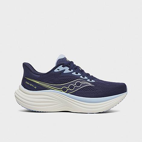Saucony Women’s Triumph 24 Running Shoes (Wide Width) in Naval/Quartz Size: 5.0