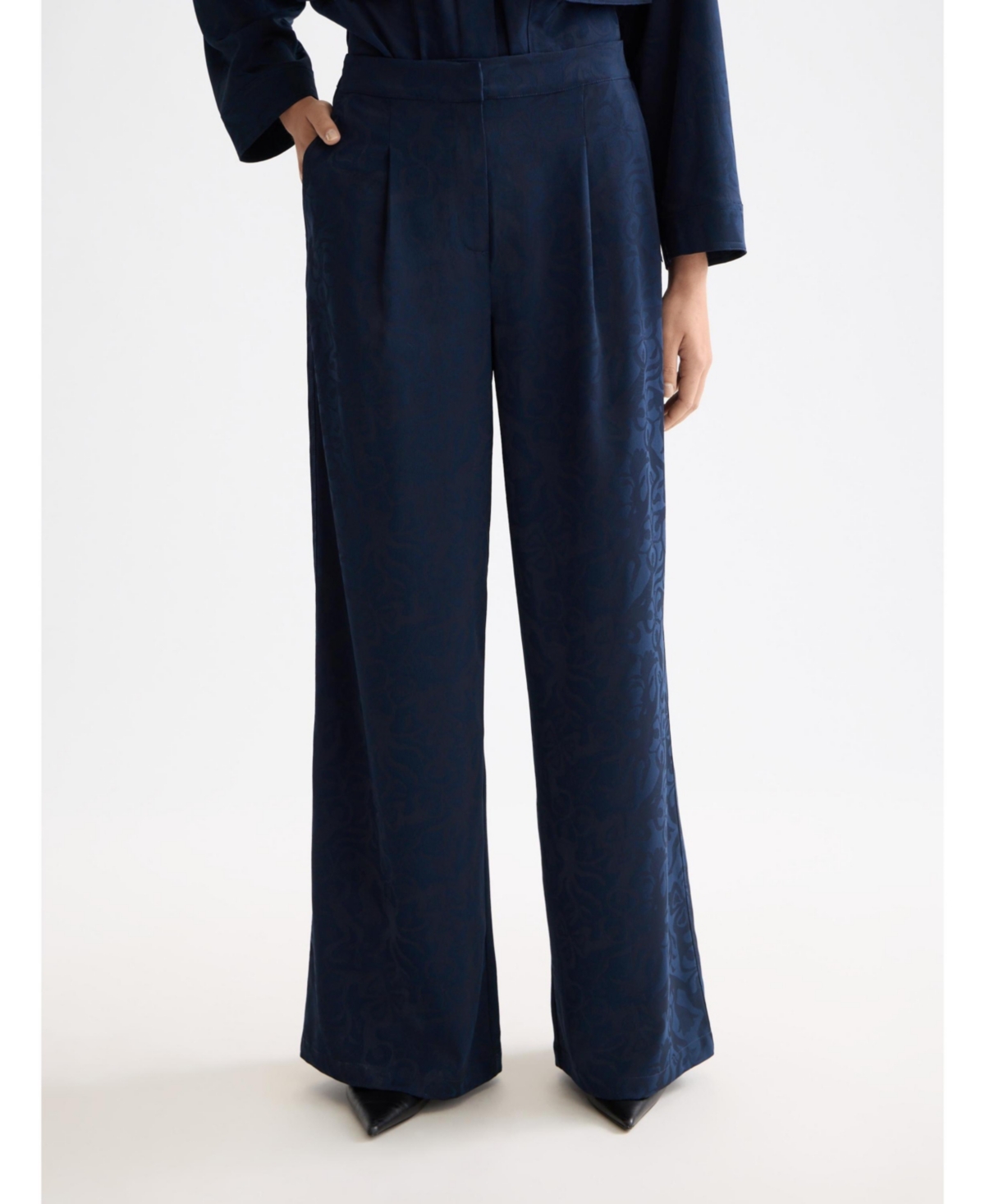 Scotch & Soda Women’s Eleni – High Rise Wide Leg – Sky captain Scotch & Soda Women’s Eleni – High Rise Wide Leg – Sky captain
