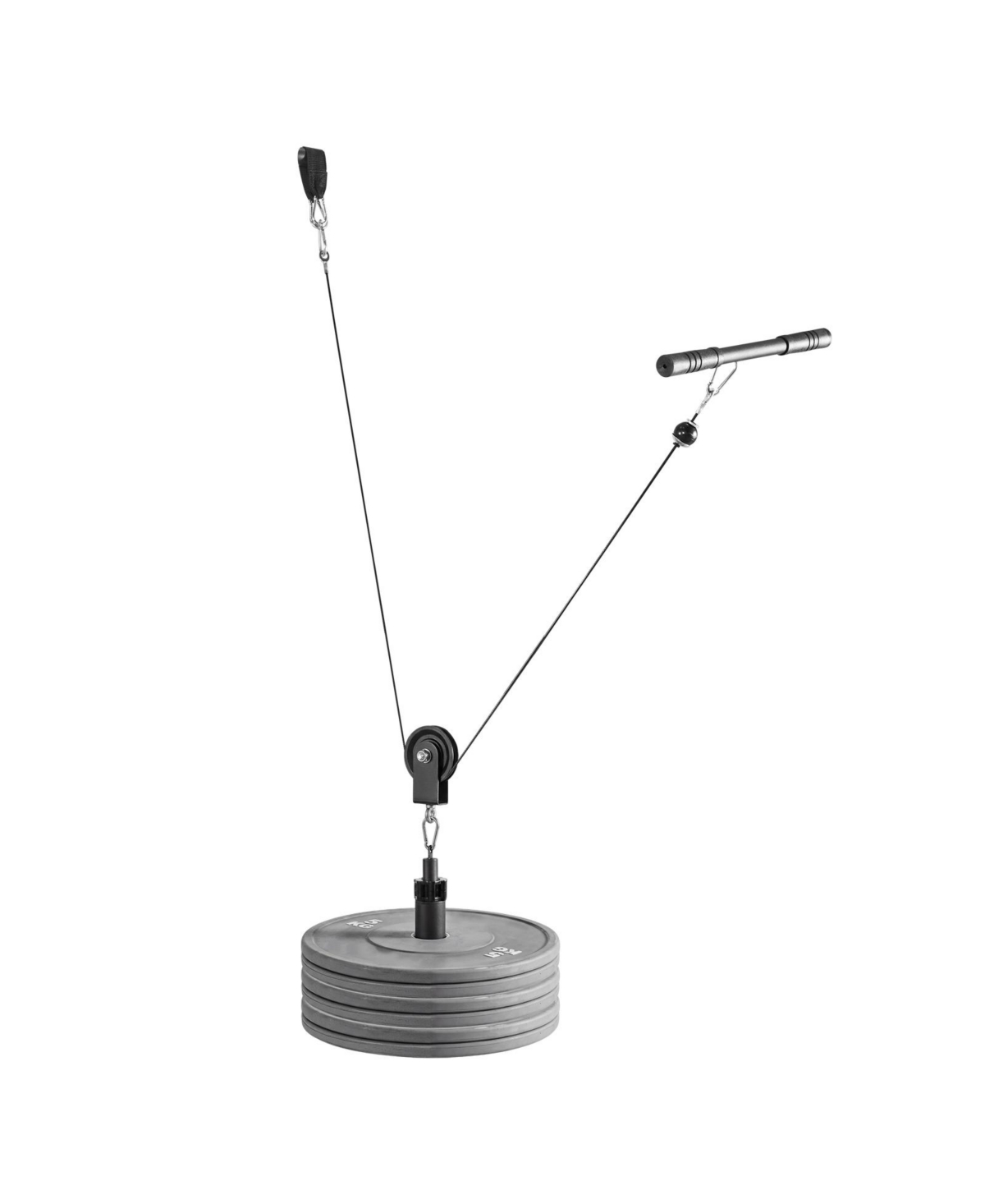 Sevorley Lat and Lift Pulley Cable System for Home Gym, 330 lb Capacity – Black silver Sevorley Lat and Lift Pulley Cable System for Home Gym, 330 lb Capacity – Black silver