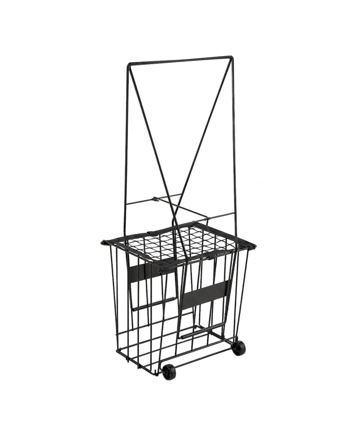 Sevorley Tennis and Pickleball Ball Hopper Cart with Wheels, Holds 75 Balls – Black Sevorley Tennis and Pickleball Ball Hopper Cart with Wheels, Holds 75 Balls – Black
