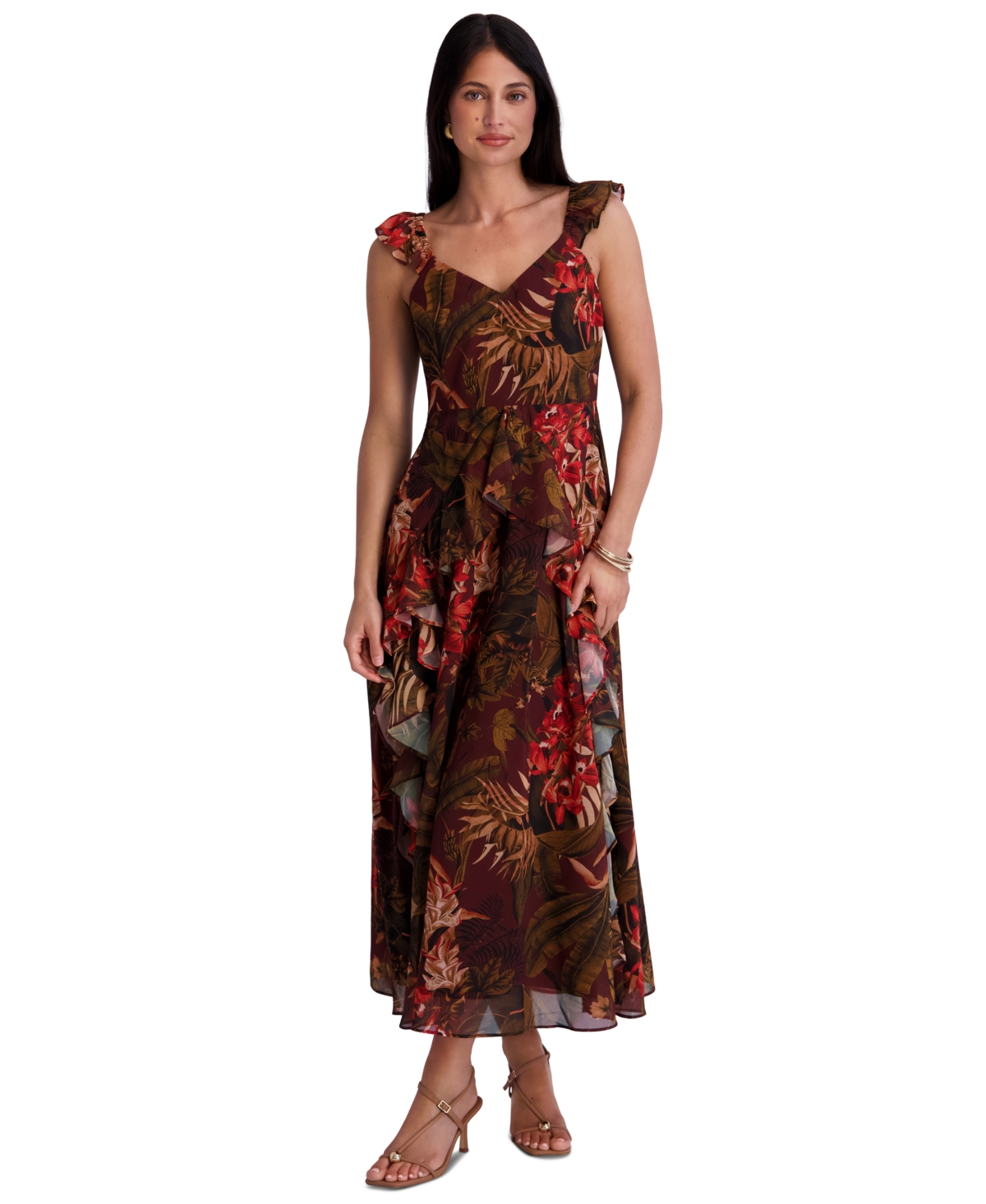 Siena Women’s Sweetheart Maxi Dress – Chocolate Multi Siena Women’s Sweetheart Maxi Dress – Chocolate Multi