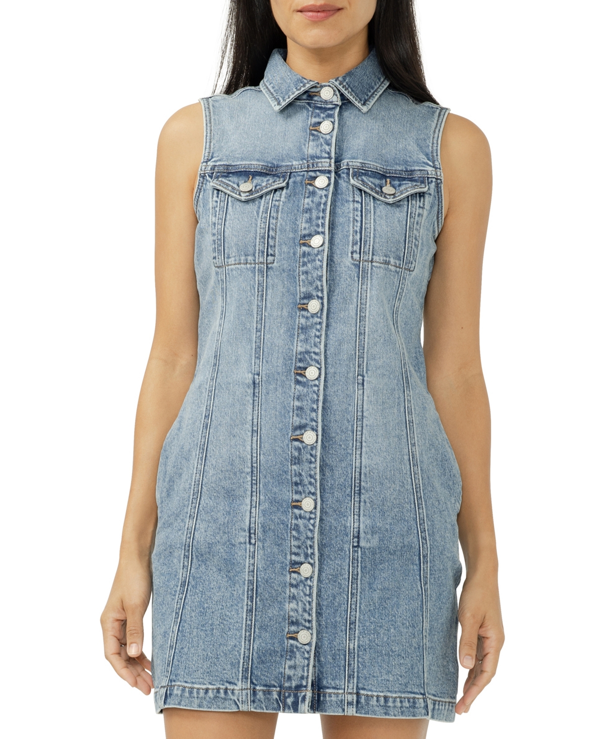 Silver Jeans Co. Women’s 90s Denim Mini Dress – Sirena