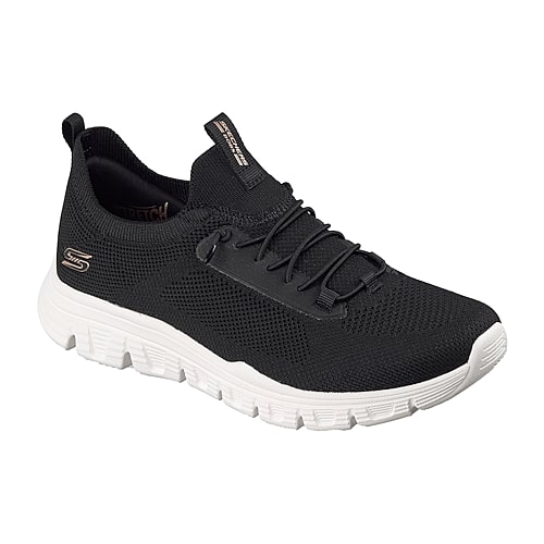 Skechers Bobs Hands Free Bobs B Lite Womens Slip-On Walking Shoes, 6 Medium, Black