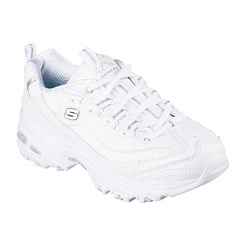 Skechers D’Lites Fresh Start Womens Walking Shoes, 9 Medium, White Skechers D’Lites Fresh Start Womens Walking Shoes, 9 Medium, White