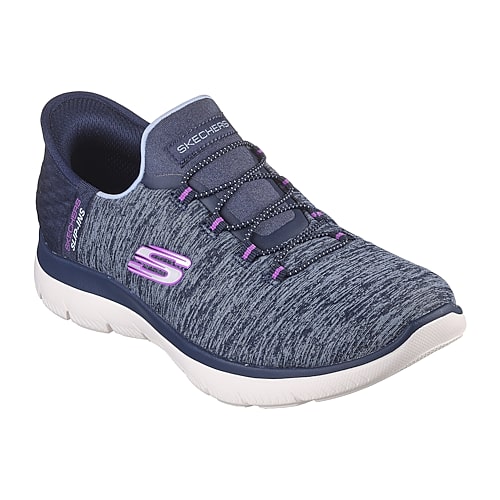 Skechers Hands Free Slip-Ins Summits Dazzling Haze Womens Slip-On Walking Shoes, 6 Medium, Blue Skechers Hands Free Slip-Ins Summits Dazzling Haze Womens Slip-On Walking Shoes, 6 Medium, Blue