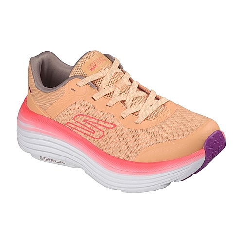 Skechers Max Cushioning Endeavour Womens Running Shoes, 6 1/2 Medium, Orange