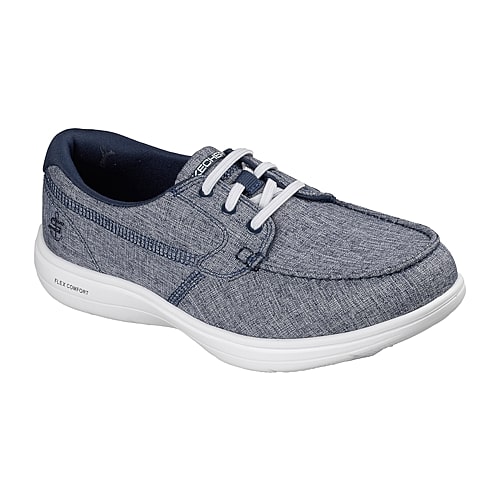 Skechers On The Go Flex Radiant Sirena Womens Boat Shoes, 9 Medium, Blue Skechers On The Go Flex Radiant Sirena Womens Boat Shoes, 9 Medium, Blue