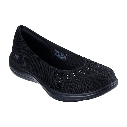 Skechers On The Go Radiant Summer Womens Round Closed Toe Slip-On Shoe, 7 Medium, Black Skechers On The Go Radiant Summer Womens Round Closed Toe Slip-On Shoe, 7 Medium, Black